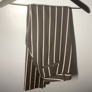 Gray striped Banana Republic slacks - size 0